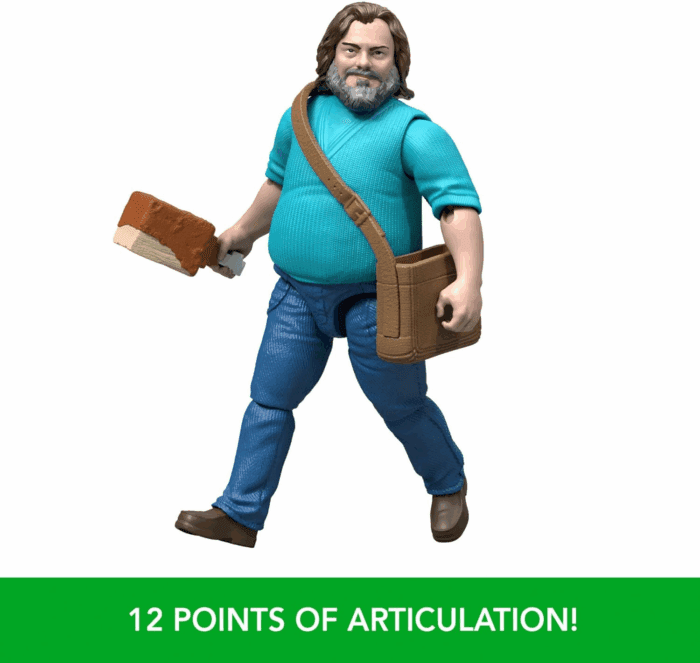 Minecraft Action Figure & Accessories Set, 4-Inch Steve Posable Character Collectible Inspired by a Minecraft Movie - Image 5