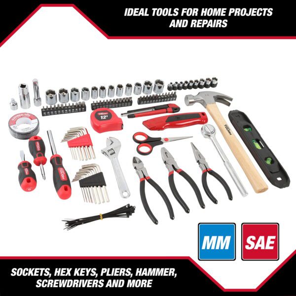 118-Piece Tool Set for Home Repairs - Image 3