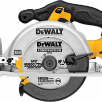 20V MAX Circular Saw, 6-1/2-Inch Blade, 460 MWO Engine, 0-50 Degree Bevel Capability, Bare Tool Only (DCS391B)