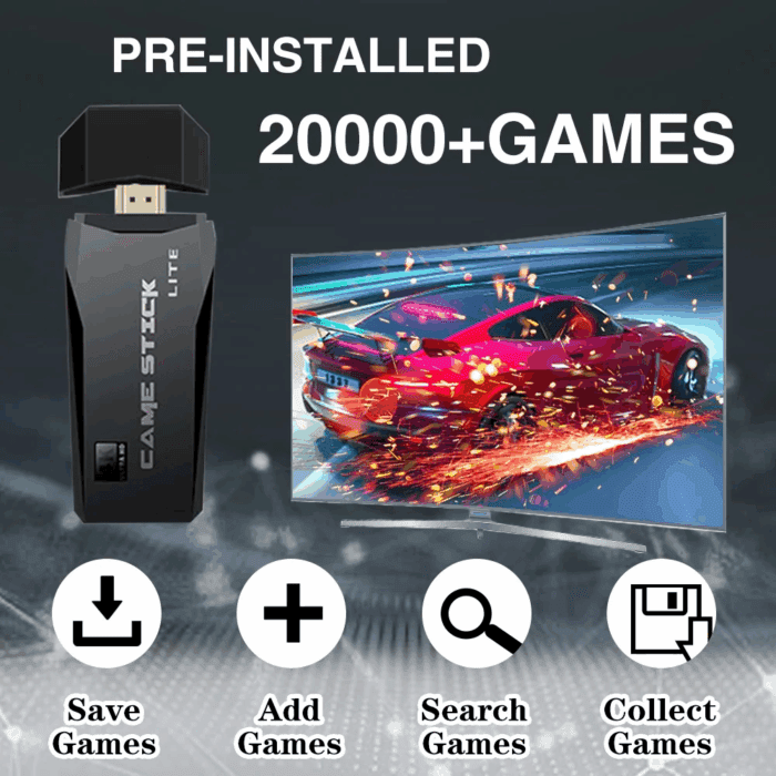 M8 2.4G Wireless Controllers External Game Stick 64G Built-In Storage for TV - Image 4