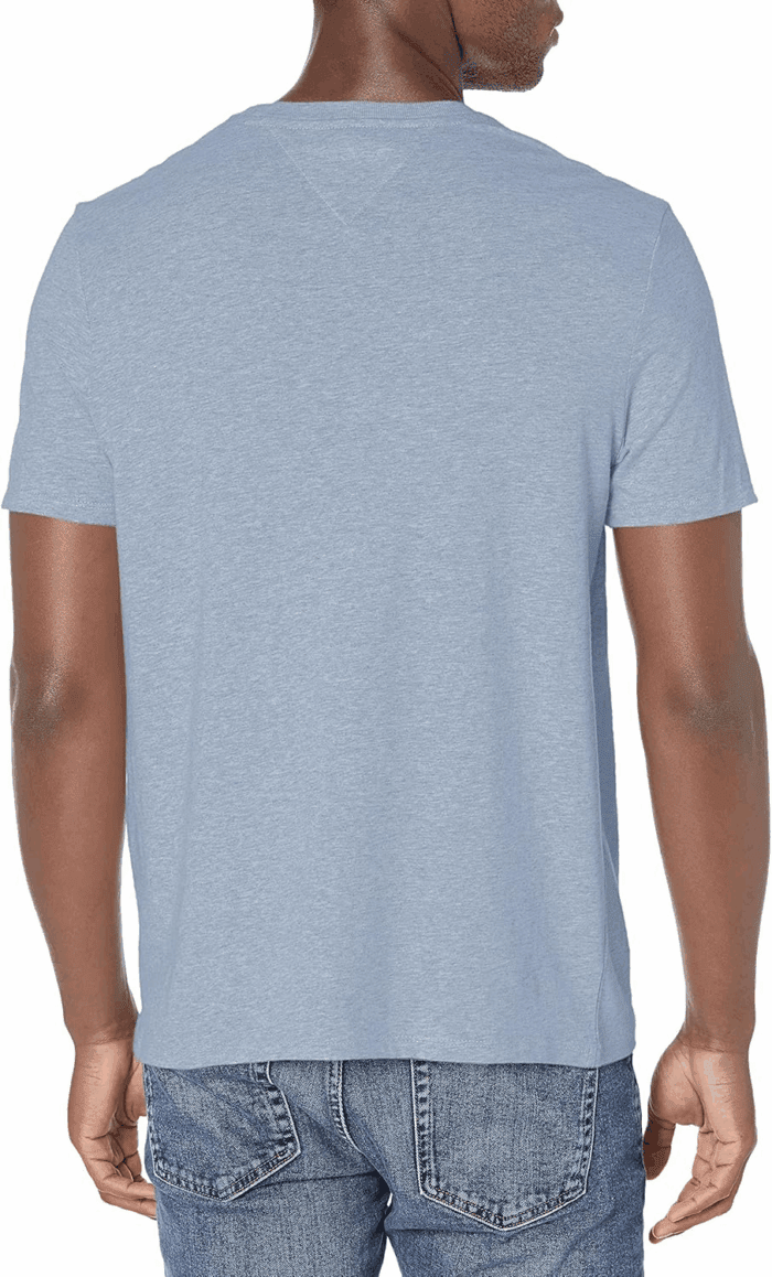 Men'S Essential Short Sleeve Cotton Crewneck Pocket T-Shirt - Image 5