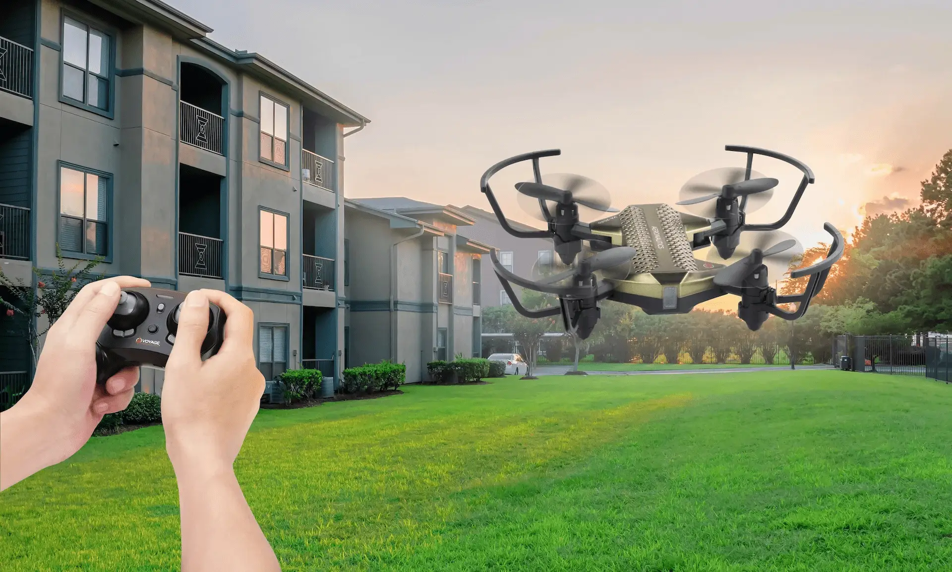 VA-2080 Compact Micro Drone- Color Green- 4 Inches - Image 7