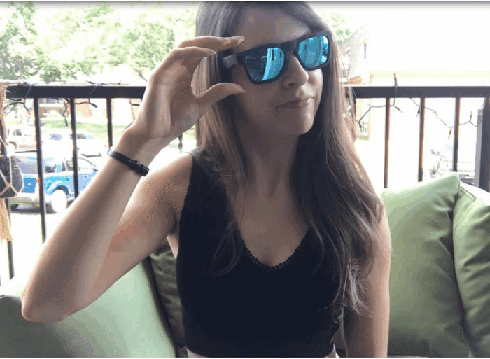Oho Smart Glasses,Polarized Sunglasses with Bluetooth Speaker,Athletic/Outdoor UV Protection and Voice Control,Unisex(Mirror Blue Lens) - Image 9
