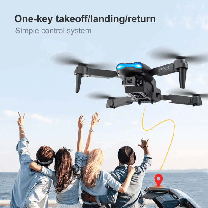 Drone with 4K HD Dual Camera for Adults Kids, RC Quadcopter with 2 Modular 1800Mah Batteries for 30 Mins Long Flight - Image 3