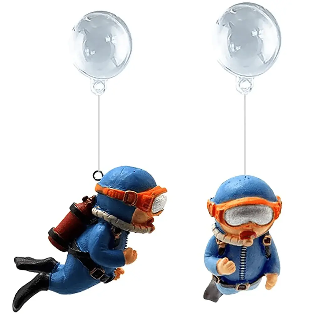 2-Pack Cute Fish Tank Decorations Floating Aquarium Accessories