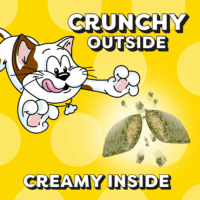 Classic Crunchy and Soft Cat Treats Blissful Catnip Flavor, 16 Oz. Tub - Image 5
