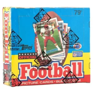 1989 Topps Football Cello Unopened Box BBCE Sealed Wrapped - Pack of 24