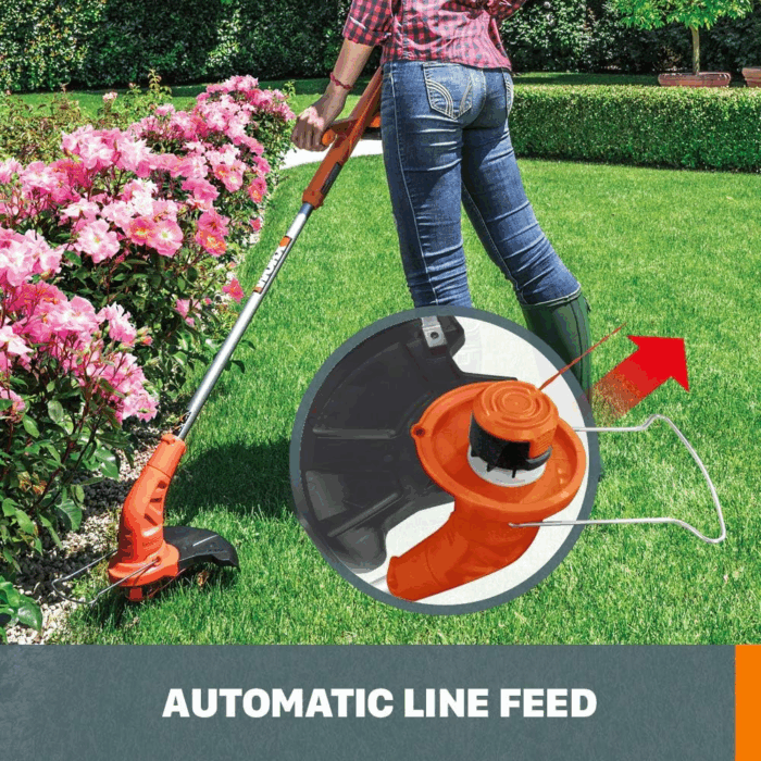 String Trimmer Cordless & Edger 20V 10" Weed Trimmer Powershare (Battery & Charger Included) WG154 - Image 4