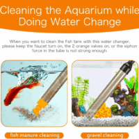 Upgrade Aquarium Water Changer Kit, Semi-Automatic Fish Tank Gravel Cleaner, with 33 FT Water Hose, Flow Control Valve - Image 3