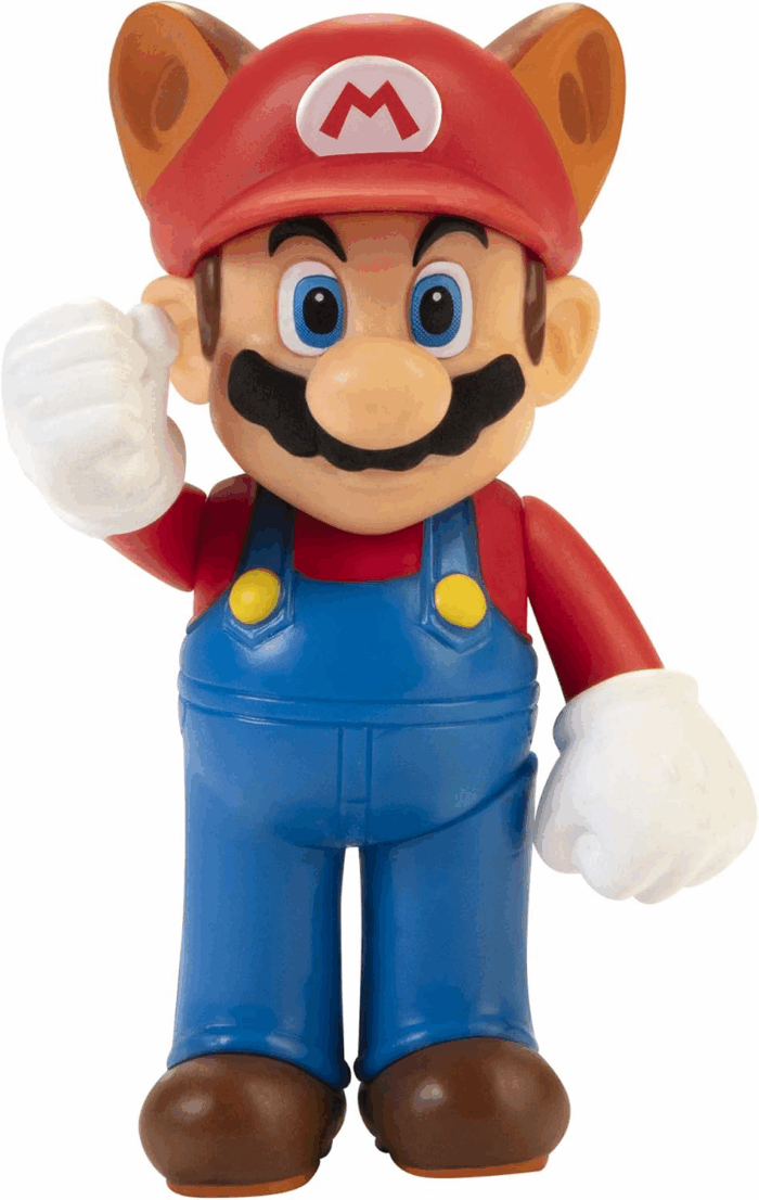 Racoon Mario 2.5" Collectible Toy Action Figure