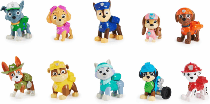 , 10Th Anniversary, All Paws on Deck Toy Figures Gift Pack with 10 Collectible Action Figures, Kids Toys for Ages 3 and Up