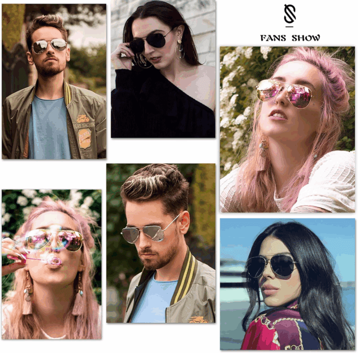 Classic Aviator Polarized Sunglasses for Men Women Vintage Retro Style - Image 5