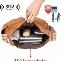 Travel Purses for Women, Waterproof Nylon Crossbody Bags for Woman Trendy, anti Theft Shoulder Bag for Ladies - Image 4