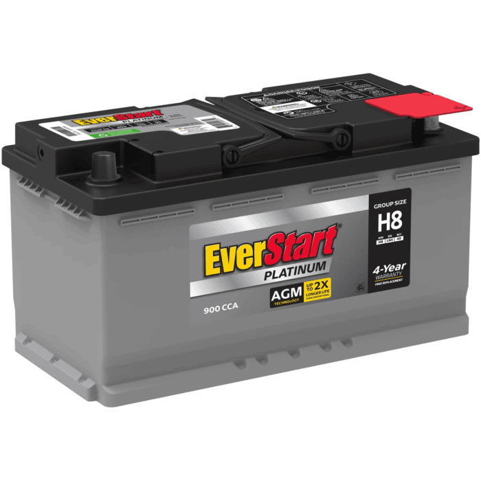 Platinum AGM Automotive Battery, Group Size H8 / LN5 / 49 12 Volt, 900 CCA - Image 2
