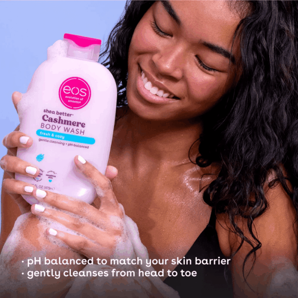 Shea Better Cashmere Body Wash - Fresh & Cozy | 16 Oz - Image 4