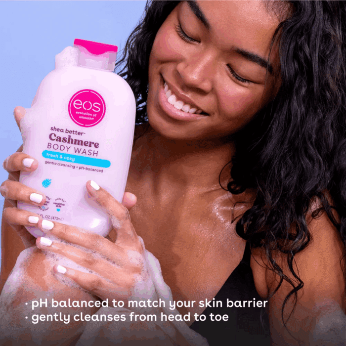 Shea Better Cashmere Body Wash - Fresh & Cozy | 16 Oz - Image 4