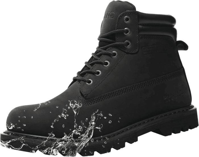 Work Boots for Men Waterproof Soft Toe Non Slip Comfortable Workboots
