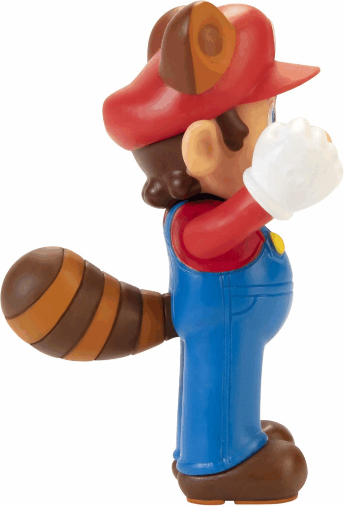Racoon Mario 2.5" Collectible Toy Action Figure - Image 4