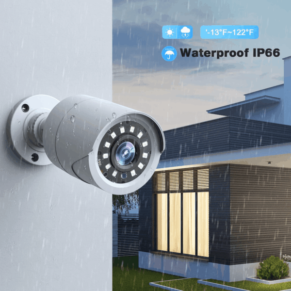 SC35 8CH Wired Security Camera System Outdoor with 3TB Hard Drive 8Pcs 1080P Bullet Surveillance Cameras HDMI Connector - Image 5