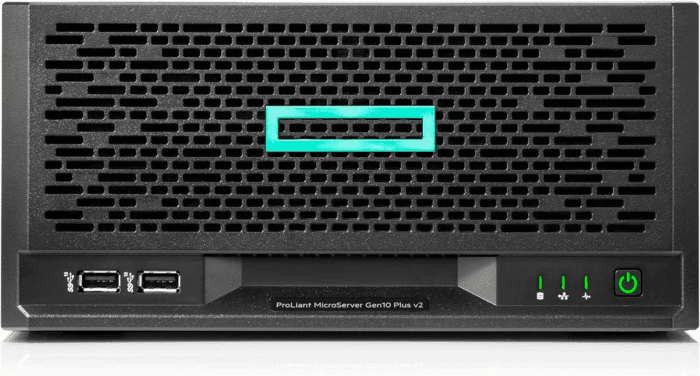 Proliant Microserver Gen10 plus V2 Tower Server W/One Intel Xeon E2314 Processor, 4‑Core 1P 16GB‑U VROC 4LFF‑NHP 180W External PS (HPE Smart Choice P69101-005) - Image 2