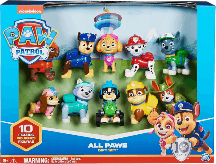 , 10Th Anniversary, All Paws on Deck Toy Figures Gift Pack with 10 Collectible Action Figures, Kids Toys for Ages 3 and Up - Image 2