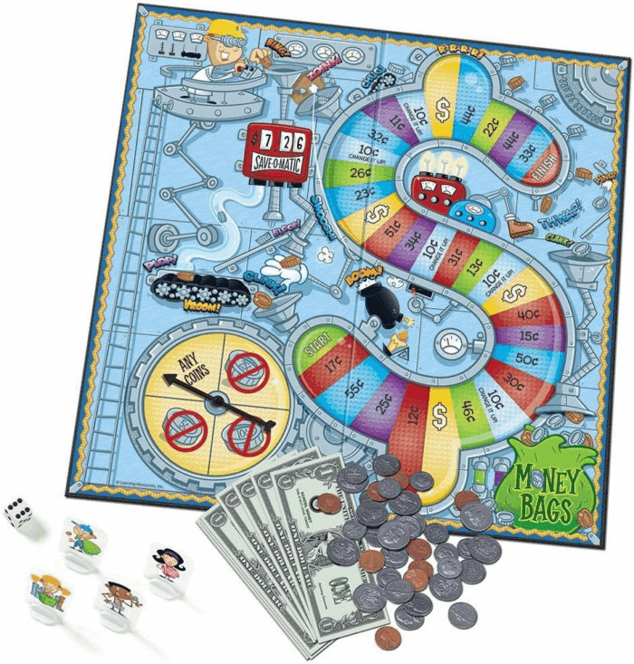 Money Bags Board Game, Multicolor, 17 X 12 in (LER5057)