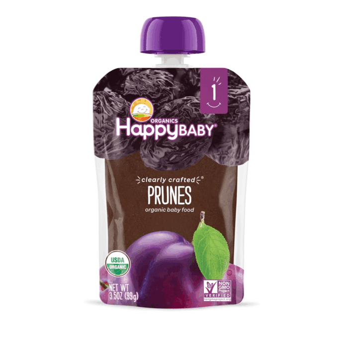 Clearly Crafted Organic Baby Food Stage 1, 3.5, 16 Count, Prunes, 56 Oz (Pack of 16) - Image 5