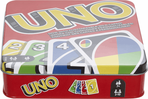 UNO Card Game in a Collectible Storage Tin for Kids, Adults, Families, Parties & Travel, 2 to 10 Players (Amazon Exclusive) - Image 7