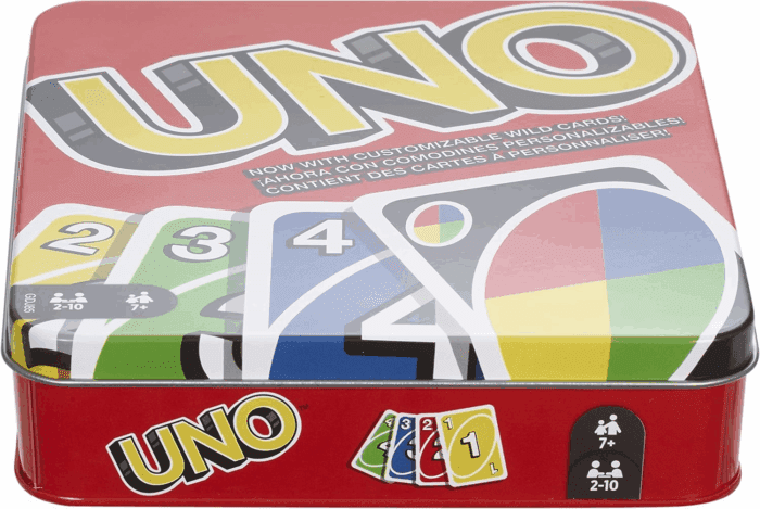UNO Card Game in a Collectible Storage Tin for Kids, Adults, Families, Parties & Travel, 2 to 10 Players (Amazon Exclusive) - Image 7