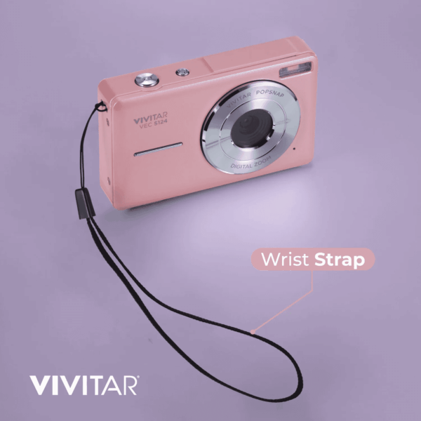 Popsnap Digital Camera, Pink, 16X Zoom, 1080P, Micro SD, Single Pack - Image 3