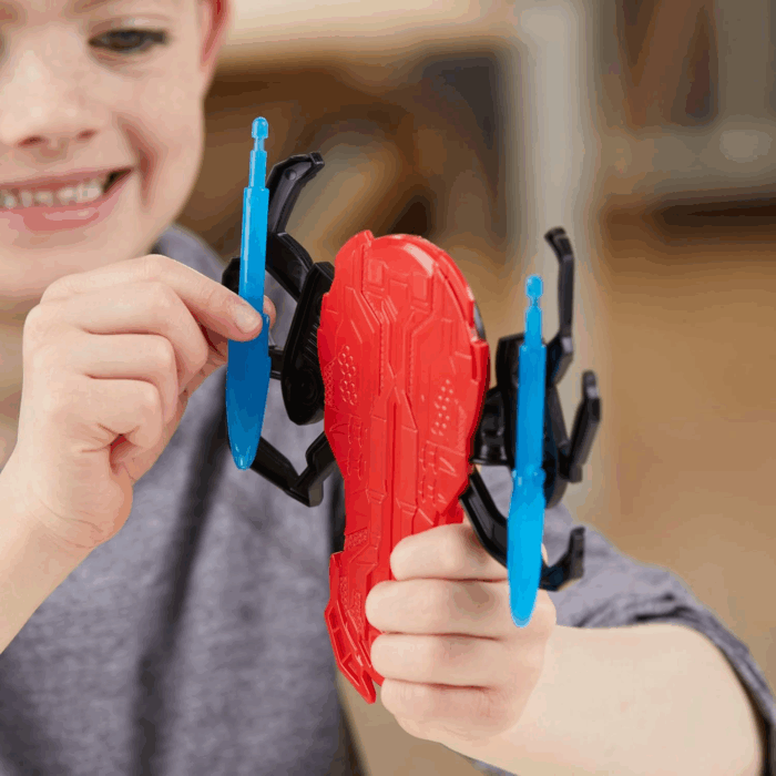 Spider-Man Thwip Blast Spider-Man Action Figure with Accessories, 11-Inch-Scale Super Hero Toys for Kids Ages 4 and Up - Image 10