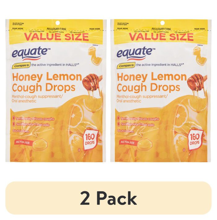 Sore Throat and Cough Relief Honey Lemon Cough Drops with Menthol, 7.5Mg, 30 Count - Image 11