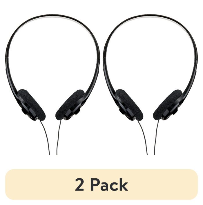 Wired On-Ear Headphone, Black - Image 5