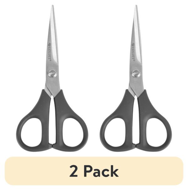 Multipurpose Scissors, All Purpose Plus+, 5", Stainless Steel, Straight, Black, for Office, 1-Count - Image 9