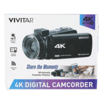 4K HD Digital Video Camera with Wifi, Built in Night Vision, and 3" Touch Rotational Display - Image 10