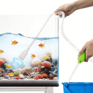 Fish Tank Cleaner - Gravel Pump Vacuum for Aquarium - Hand Siphon Hose to Remove and Change Water or Sand in Minutes - Fish Aquarium Accessories, Supplies & Cleaning Tools