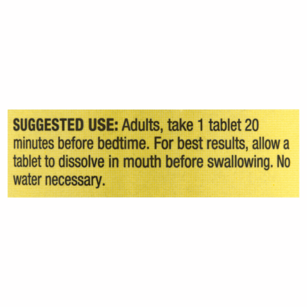 Melatonin Sleep Dietary Supplement Fast-Dissolve Tablets, Strawberry, 5 Mg, 120 Count - Image 4