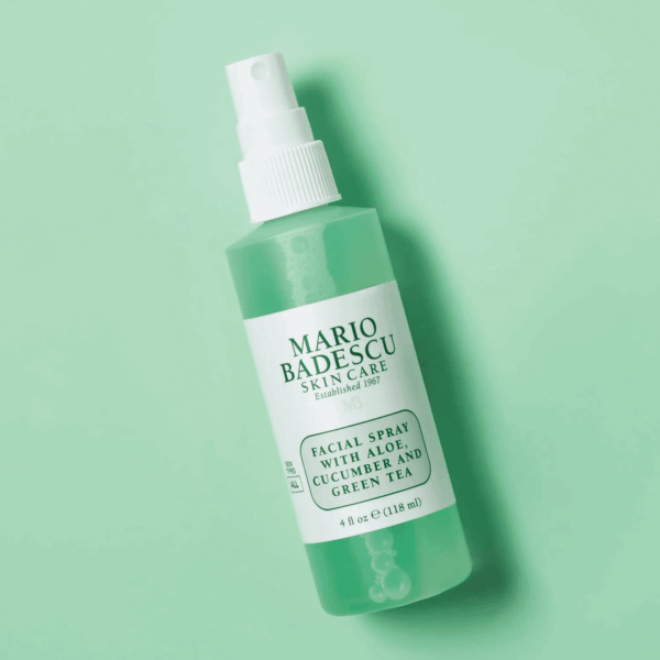 Facial Spray Aloe Cucumber and Green Tea, 2 Fl Oz - Image 3