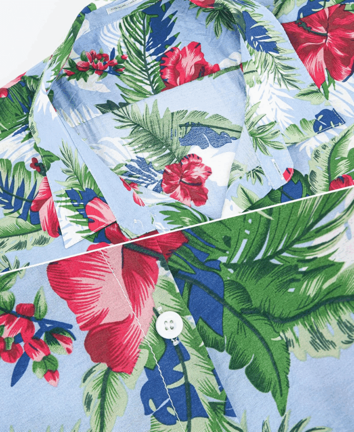 Big and Tall Men'S Hawaiian Shirt - Short Sleeve, Tropical Floral Button down Casual Summer Beach Shirt - Image 6