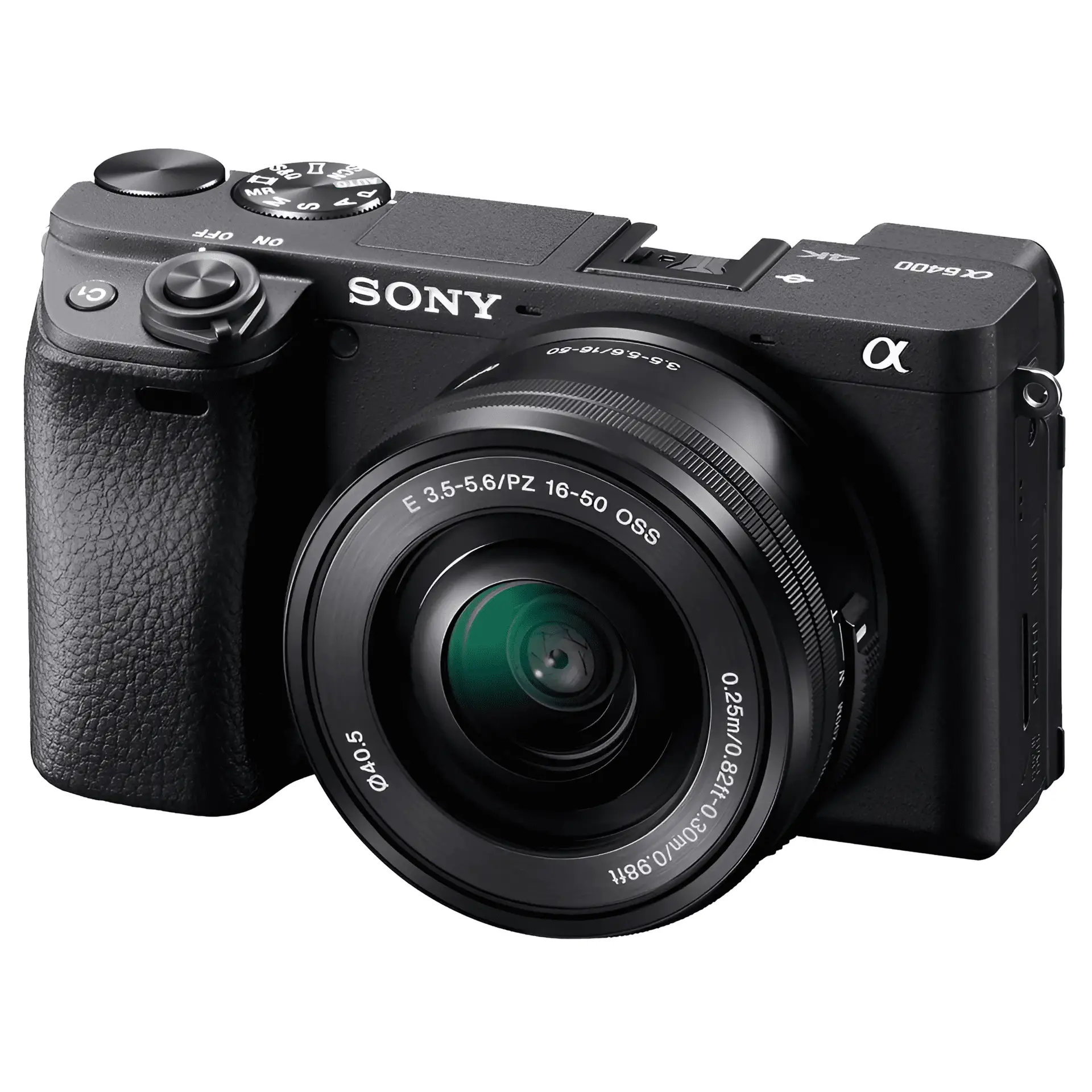 Alpha A6400 Mirrorless Digital Camera - 16-50Mm Lens, Body Only, Compatible with SD Cards