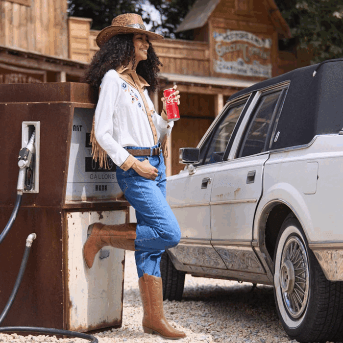 Women'S Cowboy Boots Pull on Cowgirl Boots Mid Calf Western Boots - Image 7