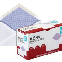 Envelopes Size #6-3/4 (3-5/8" X 6-1/2"), 20 Lb., White, Security, Gummed, 100-Count - Image 6