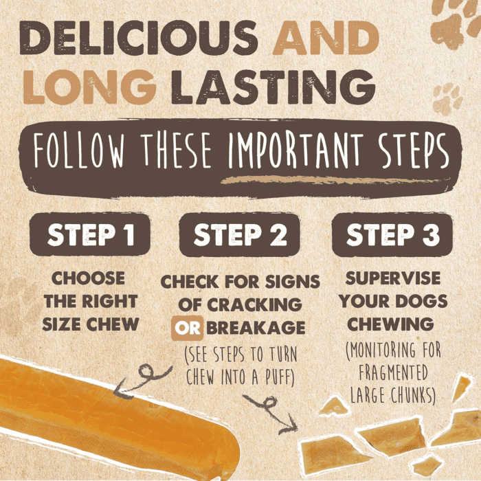Yak Cheese Dog Chews - All-Natural Treats for Dogs - High Protein Treat with 68 Grams of Protein per Chew - Delicious and Long Lasting - Odor Free with Limited Ingredients - (Large, 4 Pack) - Image 4