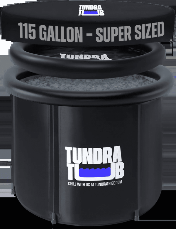 TUNDRA TUB XL - Our First Cold Plunge Pod | 115 Gallon | Jet Black Nylon Hexcore