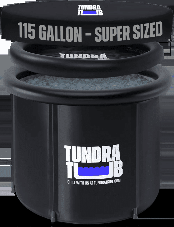 TUNDRA TUB XL - Our First Cold Plunge Pod | 115 Gallon | Jet Black Nylon Hexcore