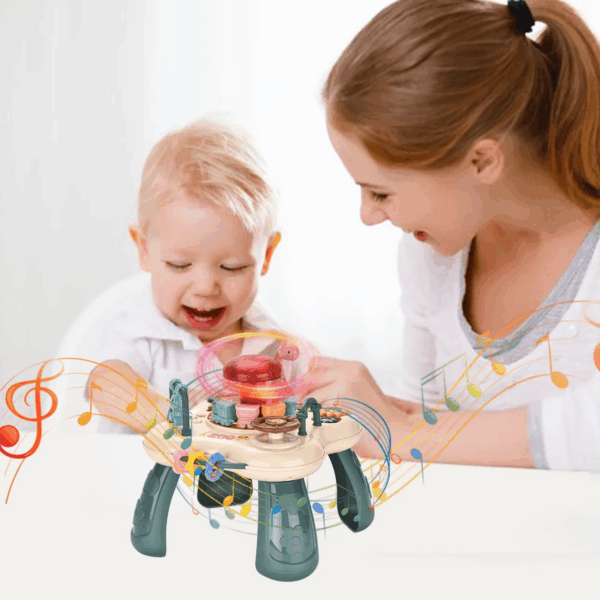 Baby Activity Table Center Learning Table - Educational Learning Musical Toys & Baby Standing Activity Center for Toddlers Sensory Game Table Parent Child Toys Gift for Boys Girls - Image 6