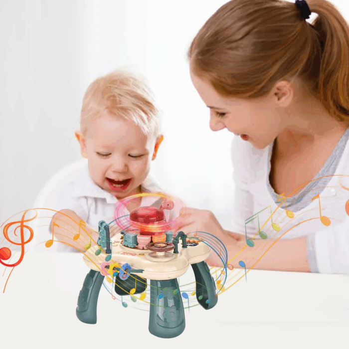 Baby Activity Table Center Learning Table - Educational Learning Musical Toys & Baby Standing Activity Center for Toddlers Sensory Game Table Parent Child Toys Gift for Boys Girls - Image 6