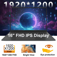 16 Inch Windows 11 Pro Laptop 16GB RAM 512GB SSD with 4 Core Intel Alder Lake N95, 1920X1200 FHD IPS Screen, Fingerprint, Backlit Keyboard, Ultra Thin and Light - Image 6