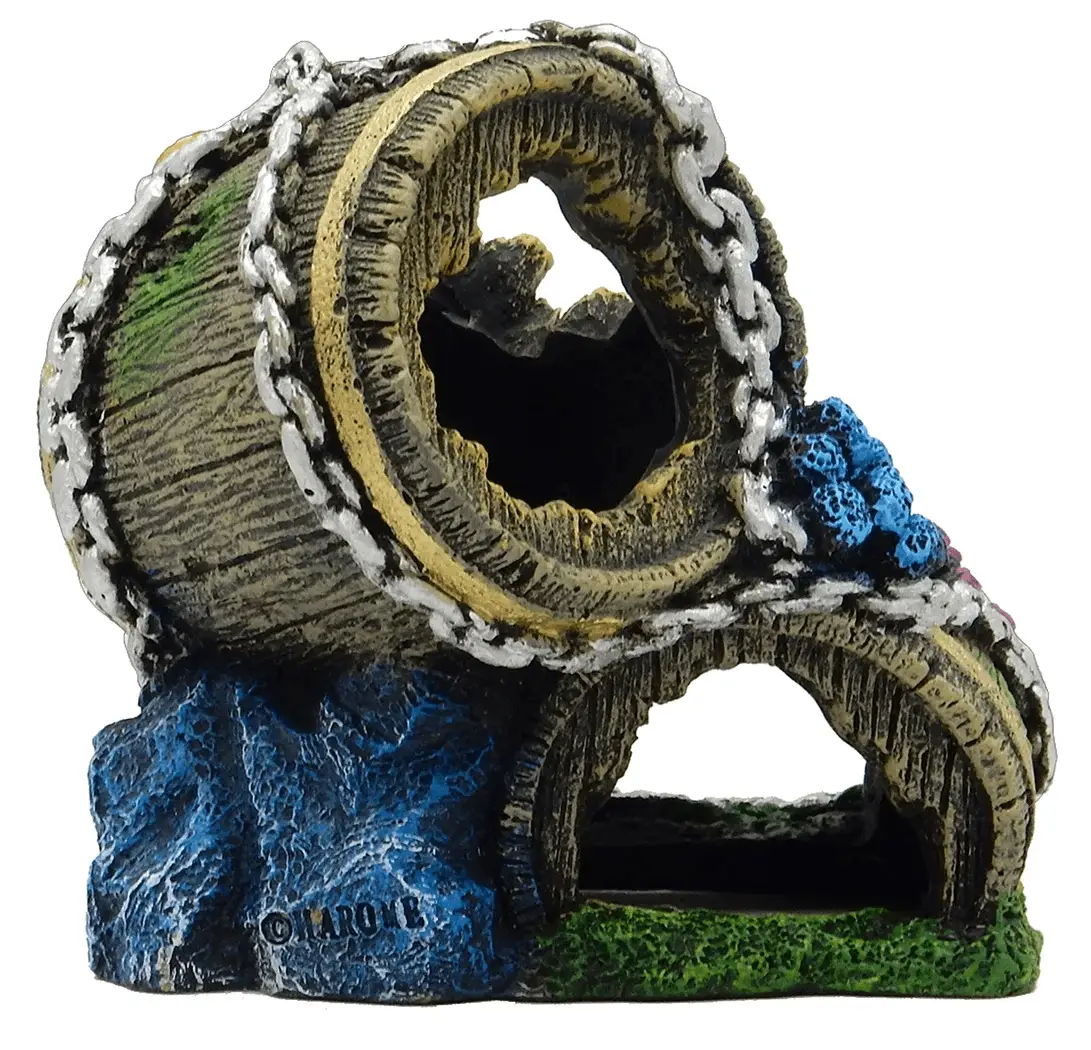 Barrel Aquarium Ornament - Multicolor - Image 4