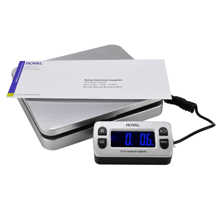 DG110 Digital Postal Scale 110Lb / 50Kg Maximum Weight Capacity - Silver - Image 3